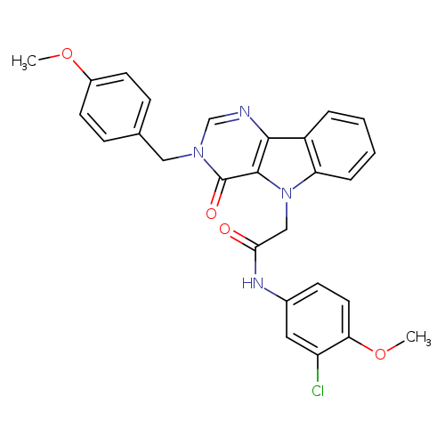 N-(3-chloro-4-methoxyphenyl)-2-{3-[(4-methoxyphenyl)methyl]-4-oxo-3H,4H,5H-pyrimido[5,4-b]indol-5-yl}acetamide