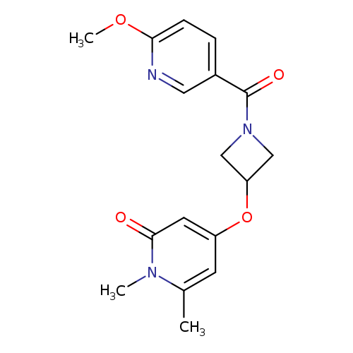 4-{[1-(6-methoxypyridine-3-carbonyl)azetidin-3-yl]oxy}-1,6-dimethyl-1,2-dihydropyridin-2-one