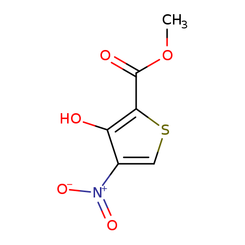 2-Thiophenecarboxylicacid,3-hydroxy-4-nitro-,methylester(7CI,9CI)