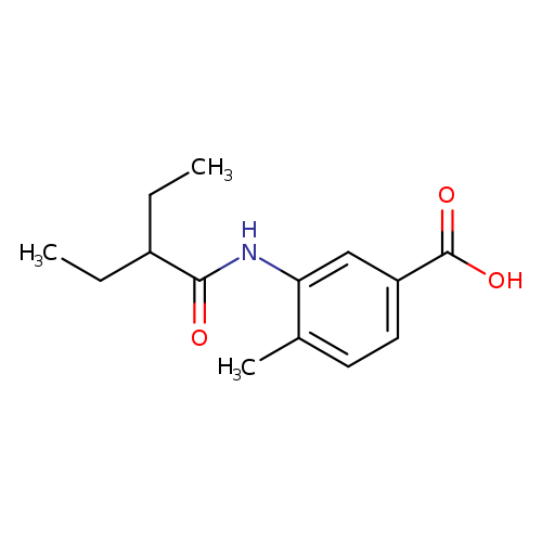 3-[(2-ETHYLBUTANOYL)AMINO]-4-METHYLBENZOIC ACID