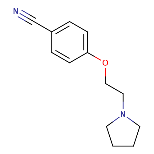 4-[2-(pyrrolidin-1-yl)ethoxy]benzonitrile