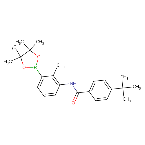 4-(tert-Butyl)-N-(2-methyl-3-(4,4,5,5-tetramethyl-1,3,2-dioxaborolan-2-yl)phenyl)benzamide