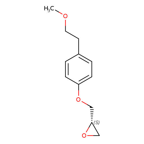 Oxirane, [[4-(2-methoxyethyl)phenoxy]methyl]-, (S)-