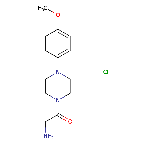 2-amino-1-[4-(4-methoxyphenyl)piperazin-1-yl]ethan-1-one hydrochloride