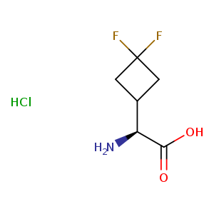 (2S)-2-amino-2-(3,3-difluorocyclobutyl)acetic acid hydrochloride
