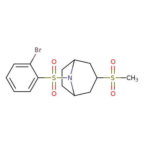 8-(2-bromobenzenesulfonyl)-3-methanesulfonyl-8-azabicyclo[3.2.1]octane