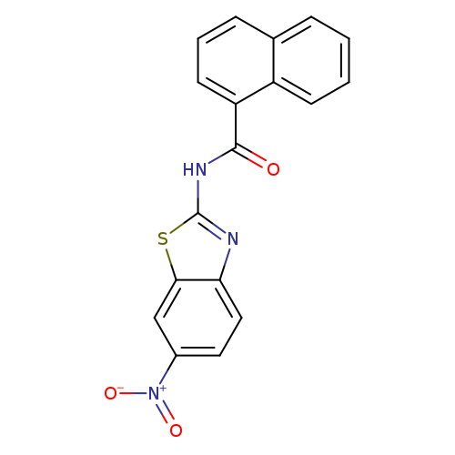 N-(6-nitro-1,3-benzothiazol-2-yl)naphthalene-1-carboxamide