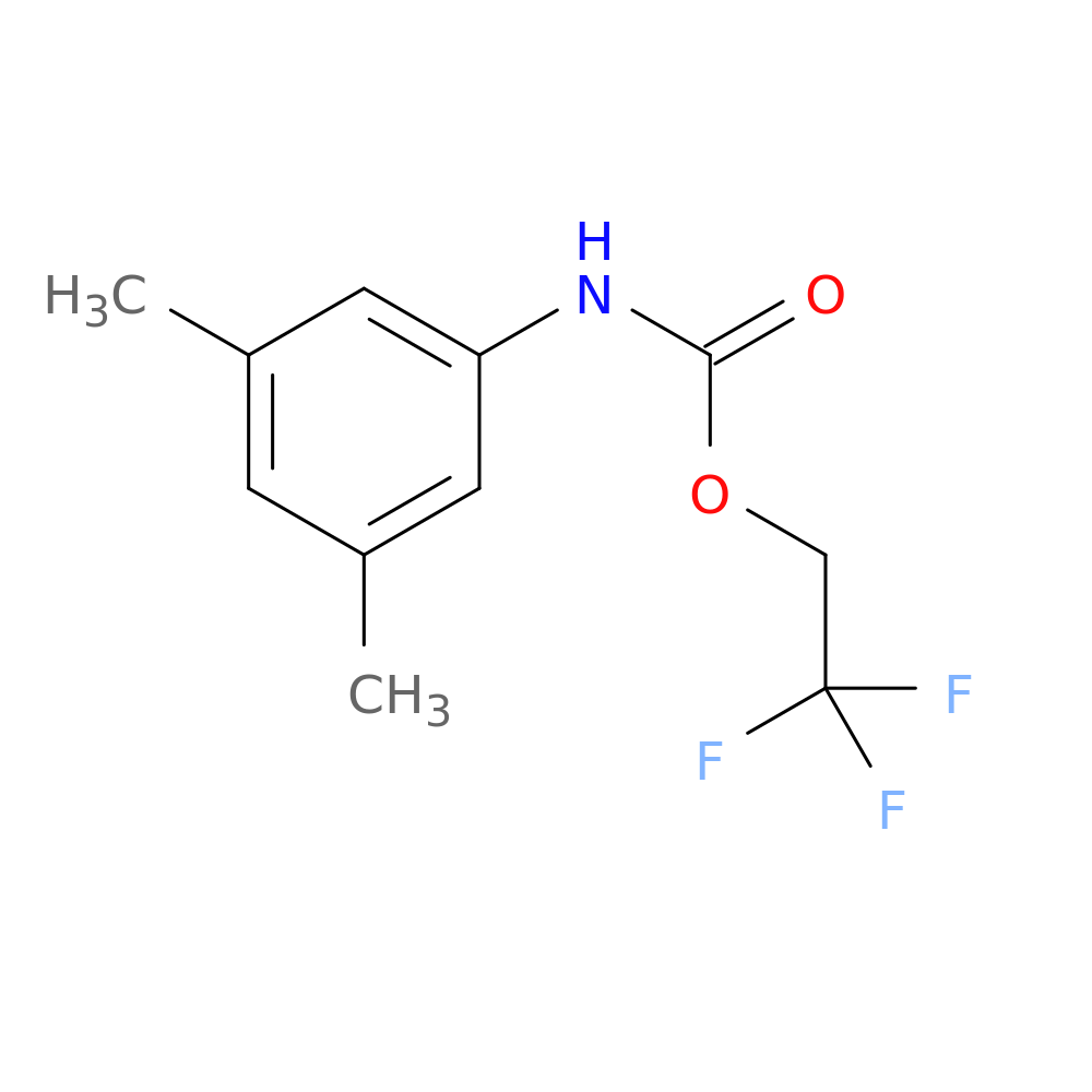 2,2,2-trifluoroethyl N-(3,5-dimethylphenyl)carbamate