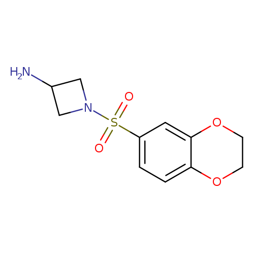 1-(2,3-Dihydro-1,4-benzodioxine-6-sulfonyl)azetidin-3-amine
