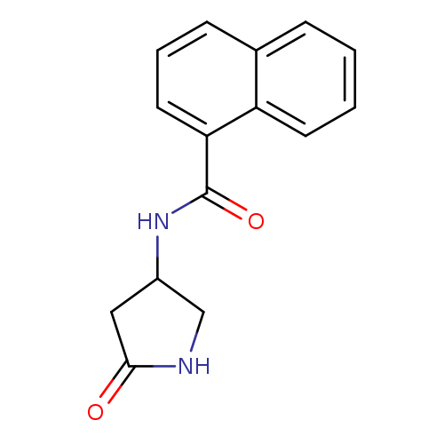 N-(5-oxopyrrolidin-3-yl)naphthalene-1-carboxamide