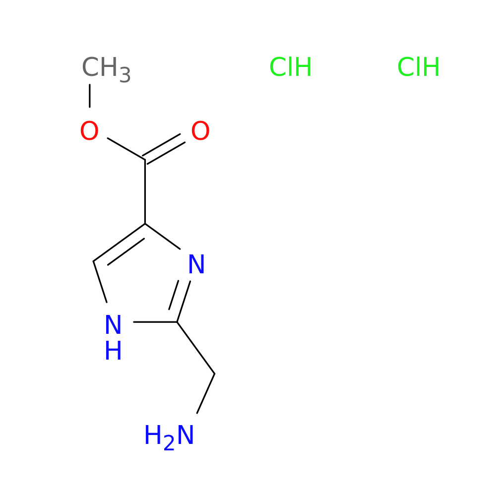 methyl 2-(aminomethyl)-1H-imidazole-4-carboxylate dihydrochloride