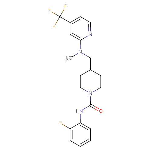 N-(2-fluorophenyl)-4-({methyl[4-(trifluoromethyl)pyridin-2-yl]amino}methyl)piperidine-1-carboxamide