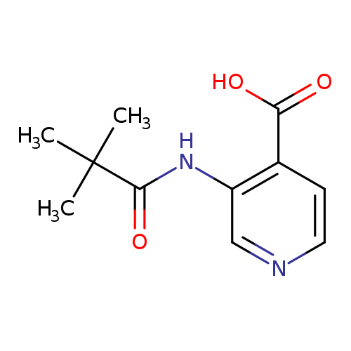 3-(2,2-Dimethylpropanamido)pyridine-4-barboxylic acid