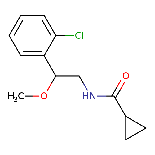 N-[2-(2-chlorophenyl)-2-methoxyethyl]cyclopropanecarboxamide