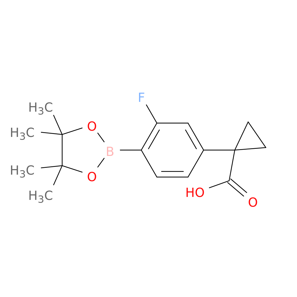 4-(1-Carboxycyclopropyl)-2-fluorophenylboronic acid pinacol ester