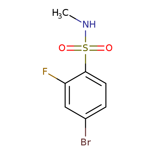 4-Bromo-2-fluoro-N-methylbenzenesulfonamide