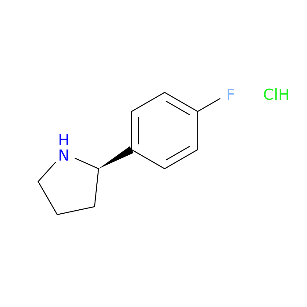 (R)-2-(4-Fluorophenyl)pyrrolidine hydrochloride