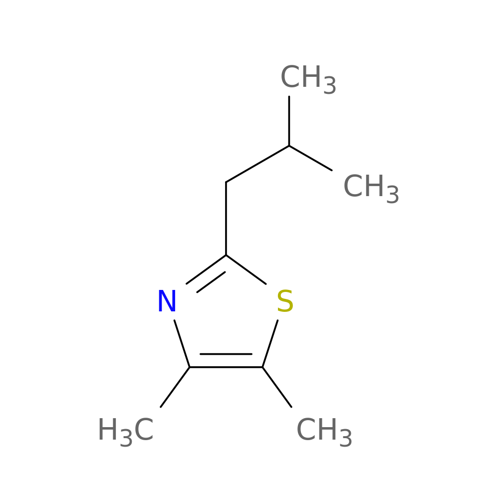 4,5-Dimethyl-2-isobutyl thiazole