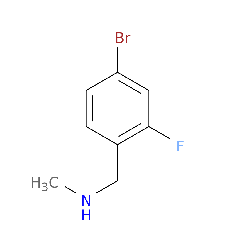 1-(4-Bromo-2-fluorophenyl)-n-methylmethanamine
