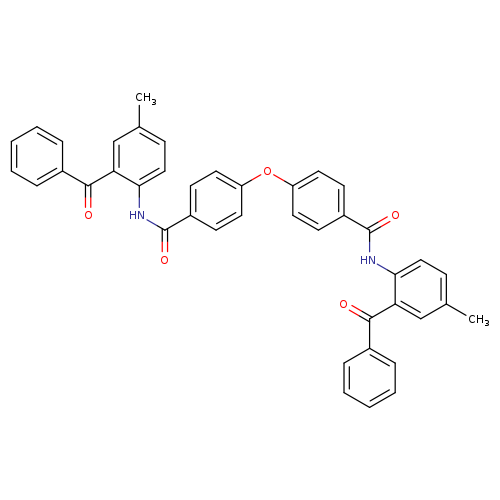 N-(2-benzoyl-4-methylphenyl)-4-{4-[(2-benzoyl-4-methylphenyl)carbamoyl]phenoxy}benzamide