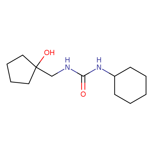 1-cyclohexyl-3-[(1-hydroxycyclopentyl)methyl]urea