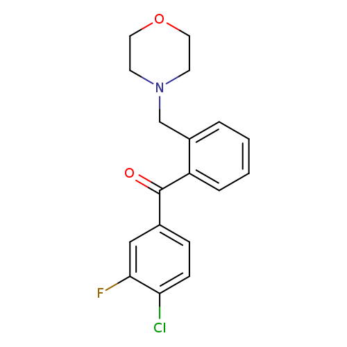 4'-Chloro-3'-fluoro-2-morpholinomethyl benzophenone