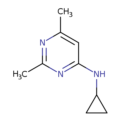 "N-cyclopropyl-2,6-dimethylpyrimidin-4-amine"