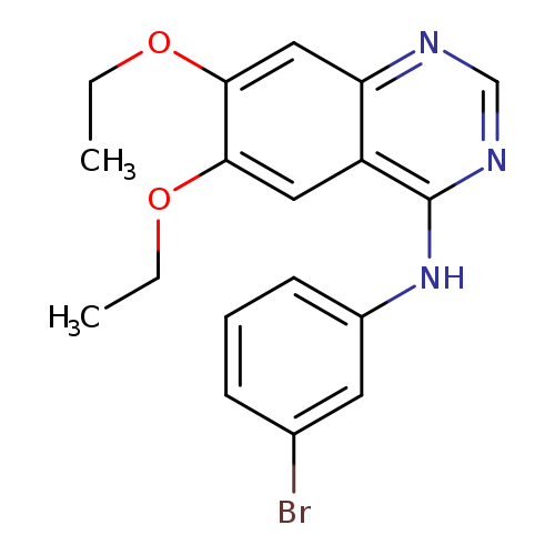 4-[(3-BROMOPHENYL)AMINO]-6,7-DIETHOXYQUINAZOLINE