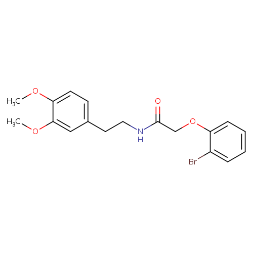 2-(2-bromophenoxy)-N-[2-(3,4-dimethoxyphenyl)ethyl]acetamide