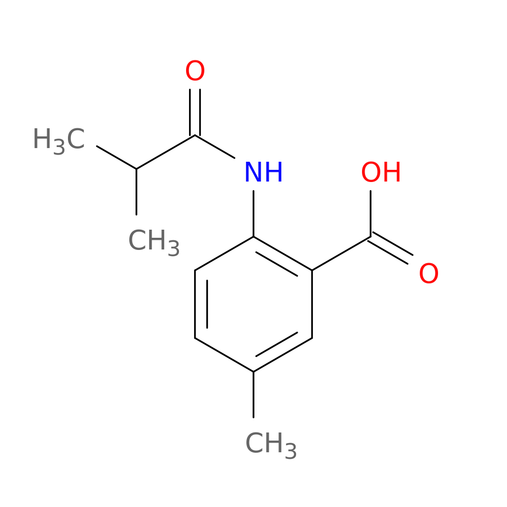 2-(isobutyrylamino)-5-methylbenzoic acid