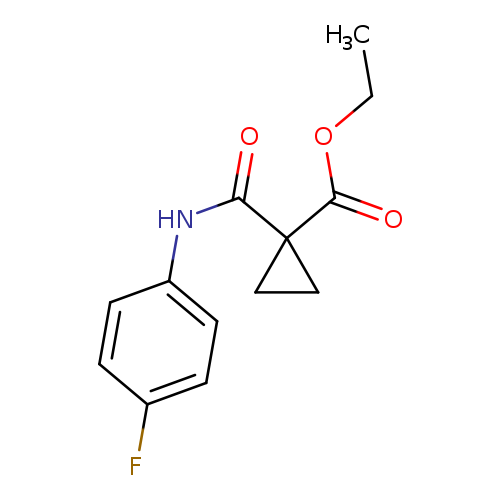 ETHYL 1-(4-FLUOROPHENYLCARBAMOYL)CYCLOPROPANECARBOXYLATE