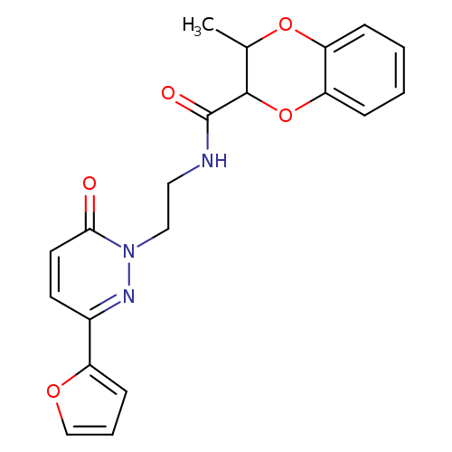 N-{2-[3-(furan-2-yl)-6-oxo-1,6-dihydropyridazin-1-yl]ethyl}-3-methyl-2,3-dihydro-1,4-benzodioxine-2-carboxamide