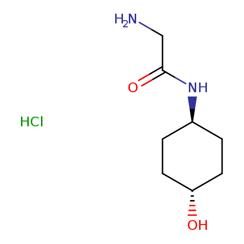 2-amino-N-[(1r,4r)-4-hydroxycyclohexyl]acetamidehydrochloride,trans