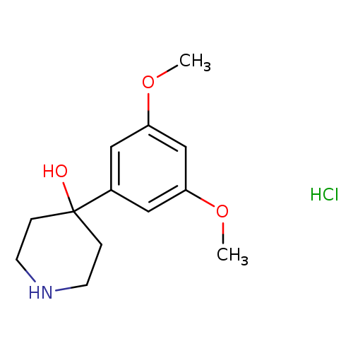 4-(3,5-dimethoxyphenyl)piperidin-4-ol hydrochloride