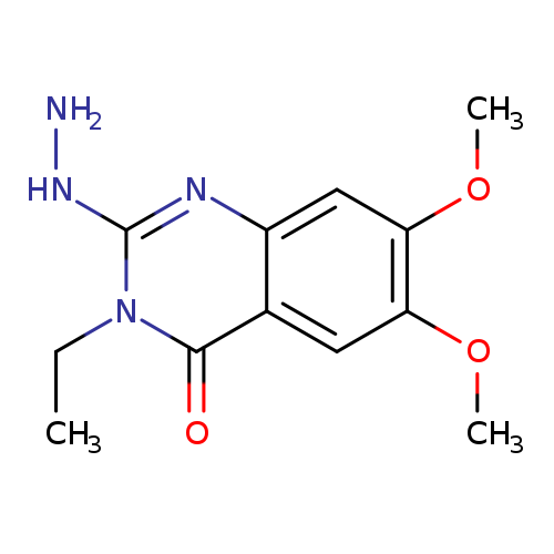 3-Ethyl-2-hydrazino-6,7-dimethoxyquinazolin-4(3h)-one
