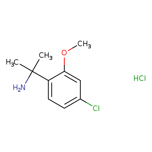2-(4-chloro-2-methoxyphenyl)propan-2-aminehydrochloride