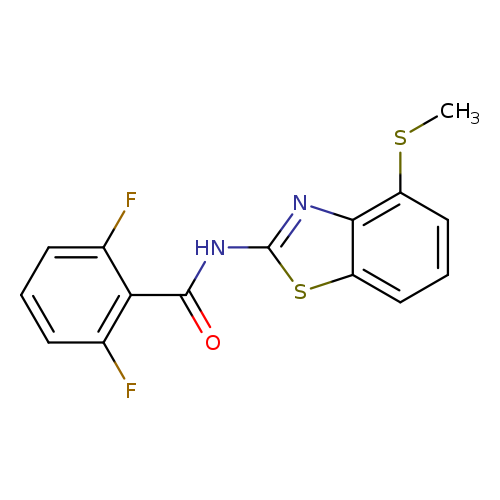 2,6-difluoro-N-[4-(methylsulfanyl)-1,3-benzothiazol-2-yl]benzamide