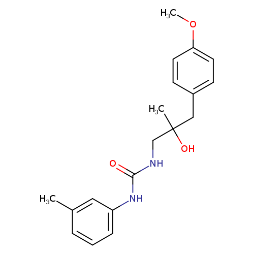 1-[2-hydroxy-3-(4-methoxyphenyl)-2-methylpropyl]-3-(3-methylphenyl)urea
