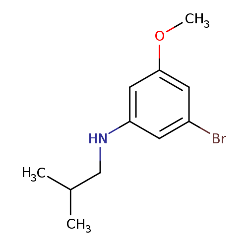 3-Bromo-5-methoxy-N-(2-methylpropyl)aniline