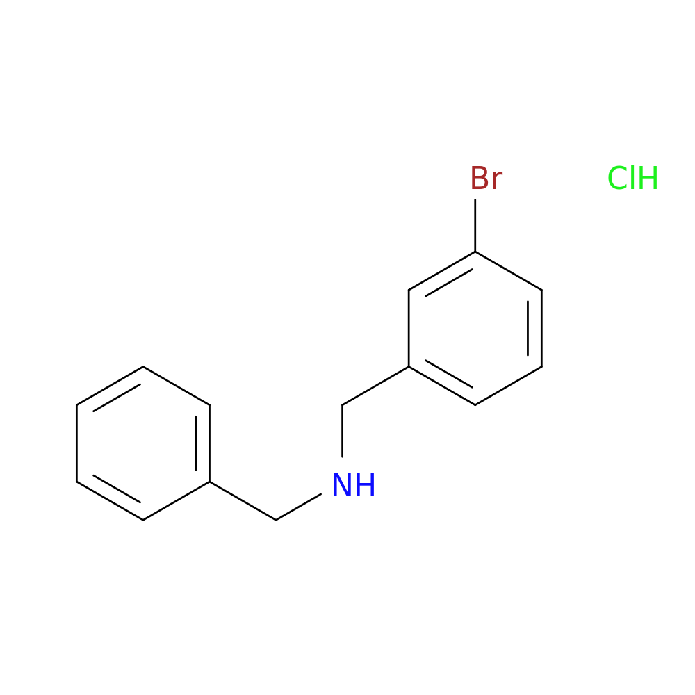 N-benzyl-1-(3-bromophenyl)methanamine hydrochloride
