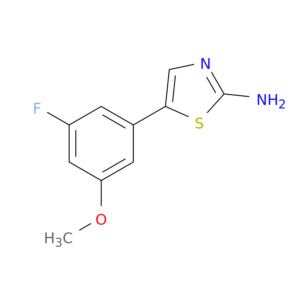 5-(3-Fluoro-5-methoxyphenyl)thiazol-2-amine