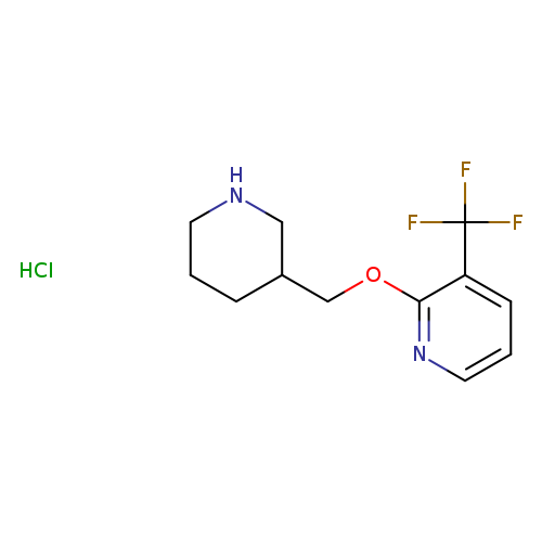 2-[(piperidin-3-yl)methoxy]-3-(trifluoromethyl)pyridine hydrochloride