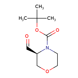 4-Morpholinecarboxylicacid, 3-formyl-, 1,1-dimethylethyl ester, (3S)-