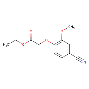 ethyl 2-(4-cyano-2-methoxyphenoxy)acetate