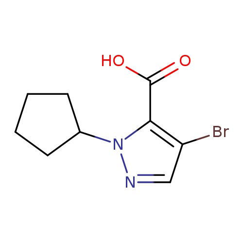 4-Bromo-1-cyclopentyl-1H-pyrazole-5-carboxylic acid