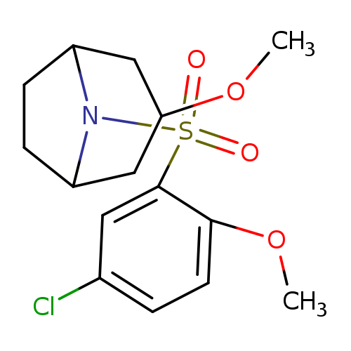 8-(5-chloro-2-methoxybenzenesulfonyl)-3-methoxy-8-azabicyclo[3.2.1]octane