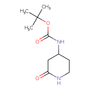 Carbamic acid, N-(2-oxo-4-piperidinyl)-, 1,1-dimethylethyl ester