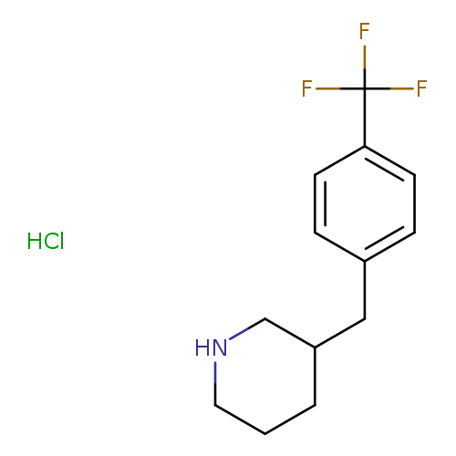 3-[4-(Trifluoromethyl)benzyl]piperidine, HCl