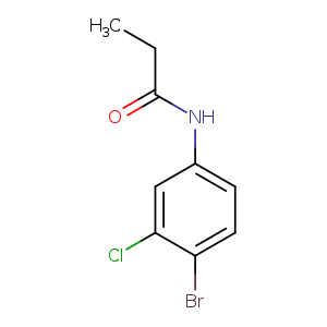 N-(4-bromo-3-chlorophenyl)propanamide