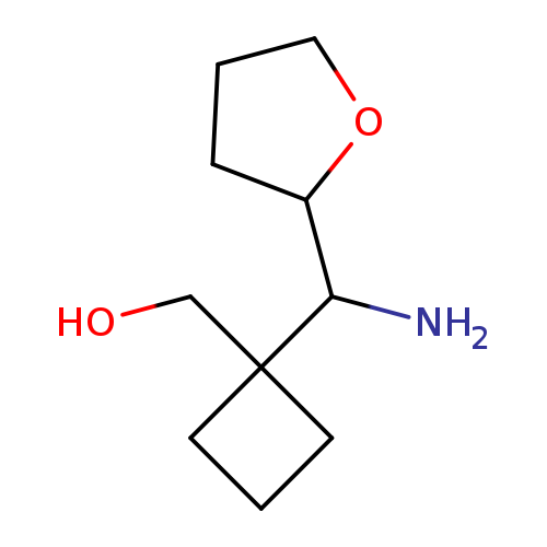 {1-[amino(oxolan-2-yl)methyl]cyclobutyl}methanol